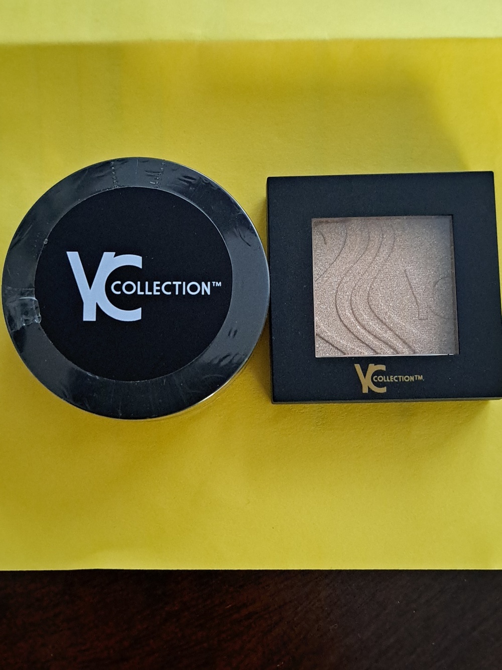 YC Collection Vintage Highlight & Loose Setting Powder Duo - Champagne Beige